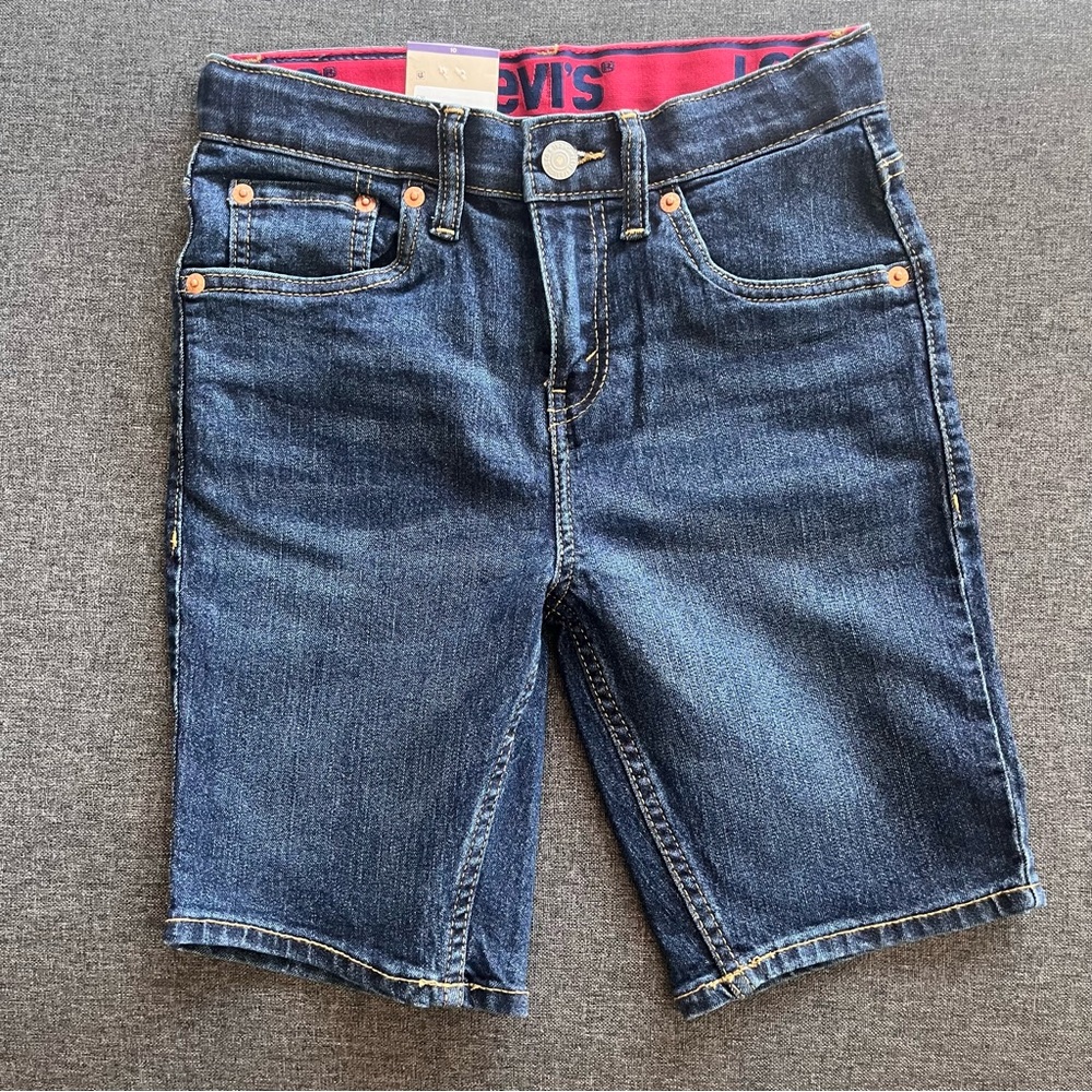 Levi's Kids Blue Denim Shorts